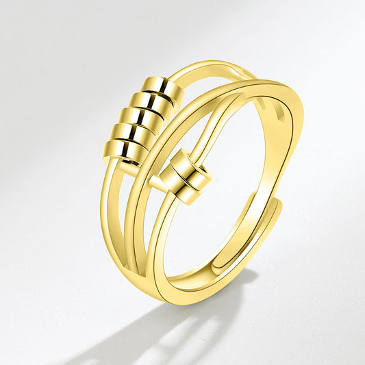 Anti Anxiety Spinner Ring Color Gold